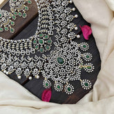 Vriksham Bridal Elegant Design American Diamond Long Neckpiece-G20234